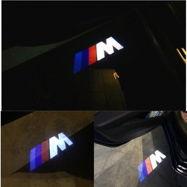 1 Paar BMW LED Logo Türbeleuchtung
