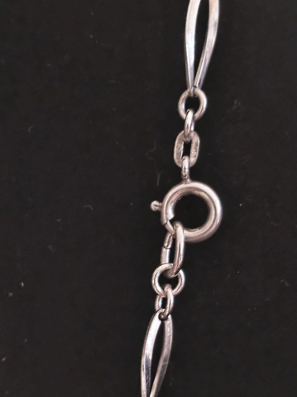 Catenine: Halskette Silber 800 mit Rosenquarz – Usato da Bettwiesen venduto da wicking27 2