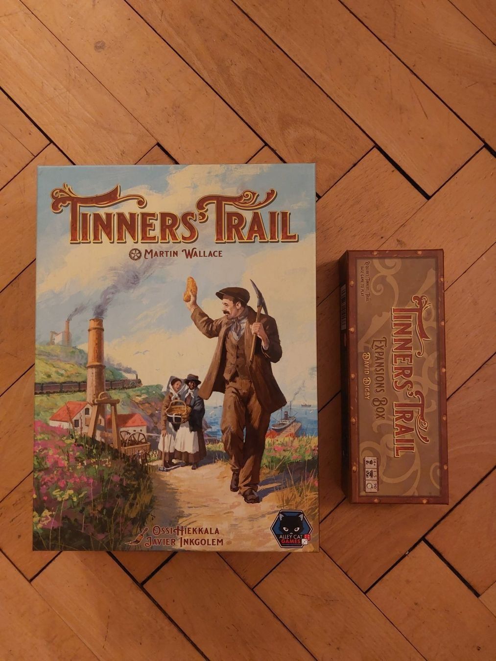 Spiele: TINNER'S TRAIL (Remastered Edition) + Expansion Box – Neu (gemäss Beschreibung) aus Luzern von Blue-Moon