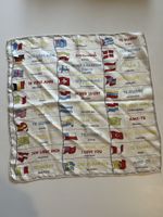 Vintage Foulard aus Seide