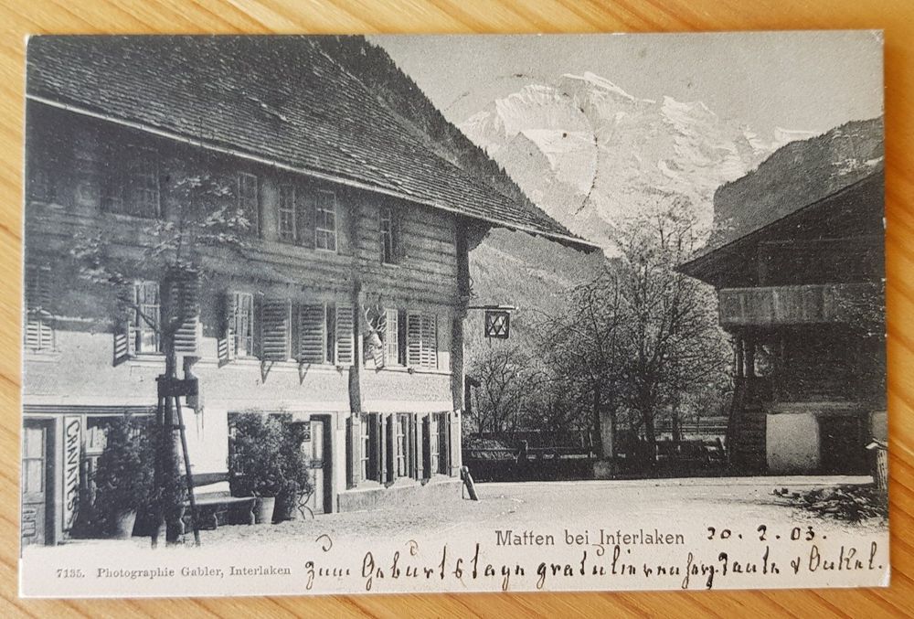 Ansichtskarte / Postkarte Matten Bei Interlaken Kt. Bern | Kaufen Auf ...