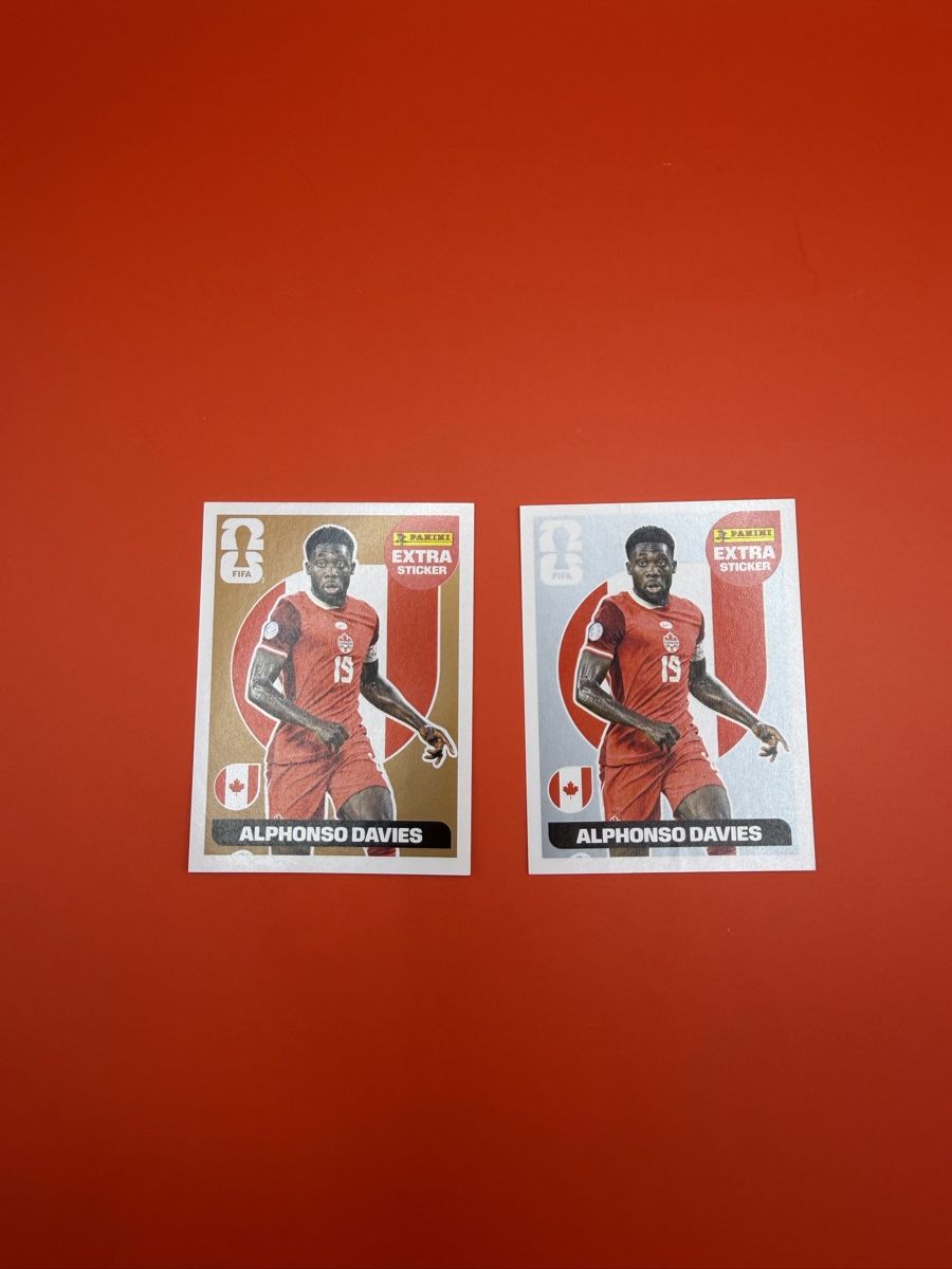 Panini Carte collezionabili: 2 Panini Extra Sticker Alphonso Davies  – Nuovo (secondo la descrizione) da Wetzikon ZH venduto da KartenKid