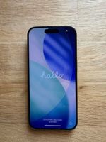 Apple iPhone 15 Pro - 256GB, schwarz, Rückseite Glas defekt