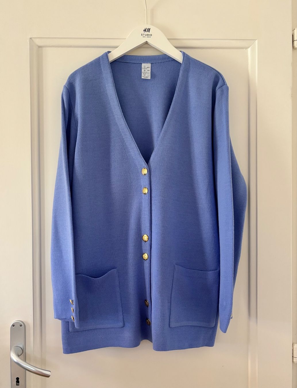 Giacche: Vintage knitted blazer with wool blend - size M-L – Usato da Cully venduto da Maar_K
