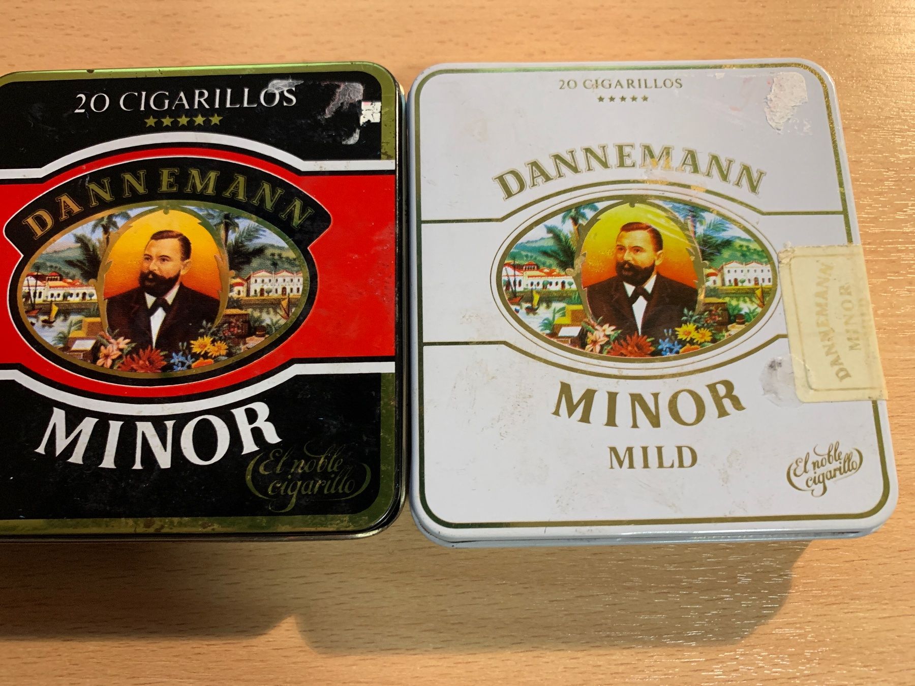 Tabacchi: ANTIKE BLECHDOSEN DANNEMANN MINOR/BRANIFF*************** – Usato da Ibach venduto da lisch3 2