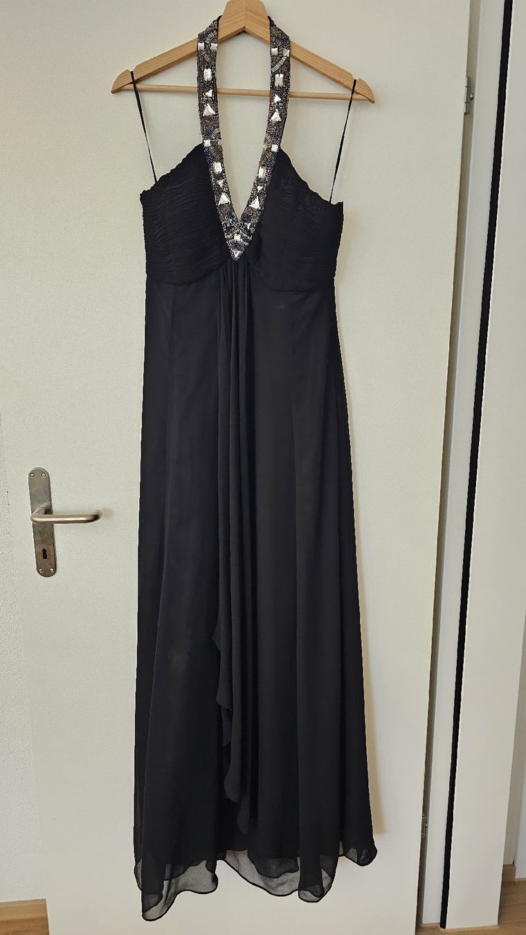 Vestiti: Abendkleid mit Steinen und Neckholder – Usato da Roggwil BE venduto da Melu_12