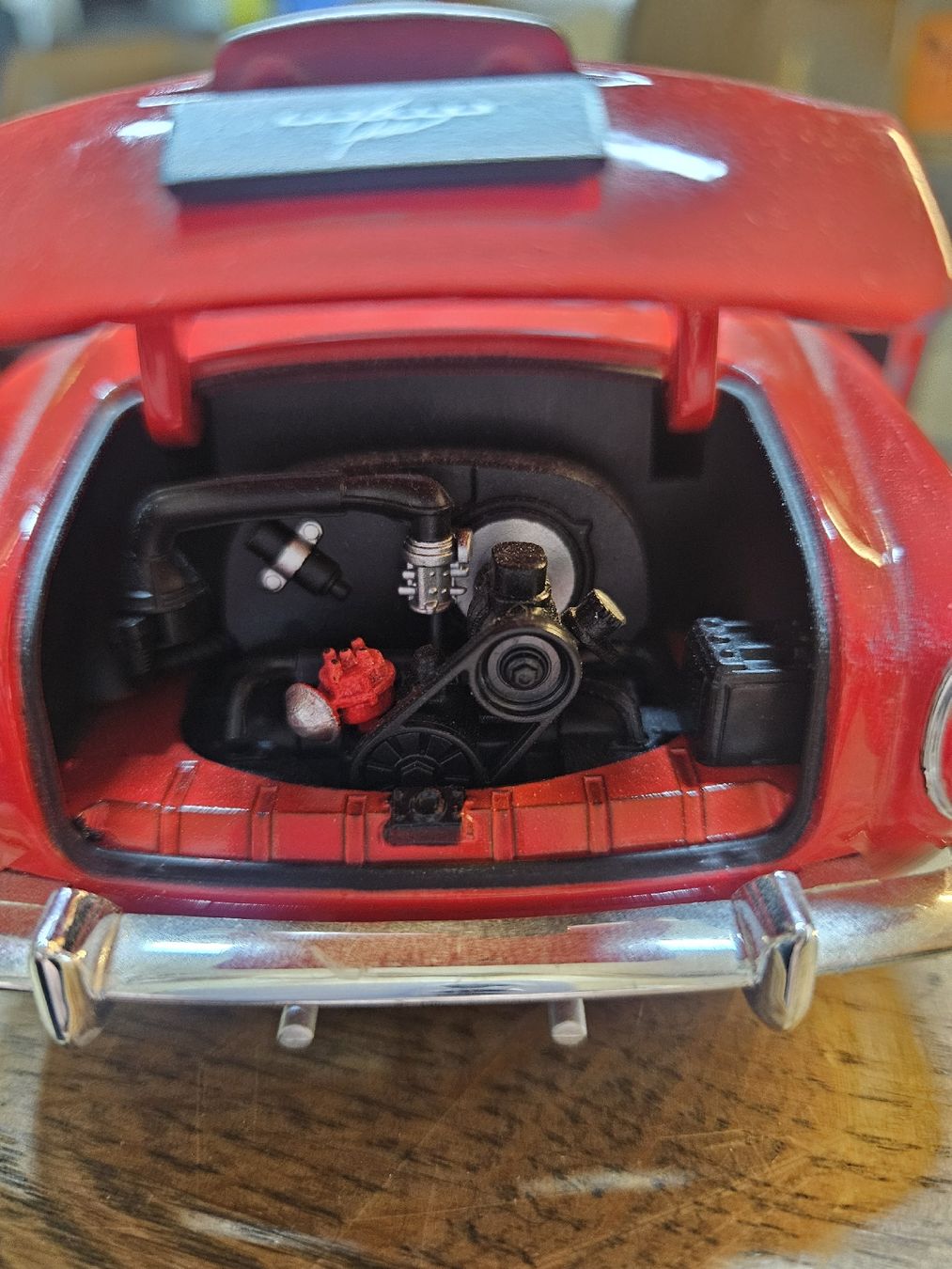 Volkswagen Modellini d'auto: Rotes Karmann Ghia Coupé Modellauto(S) – Usato da Rorschach venduto da TimelessTrading 4