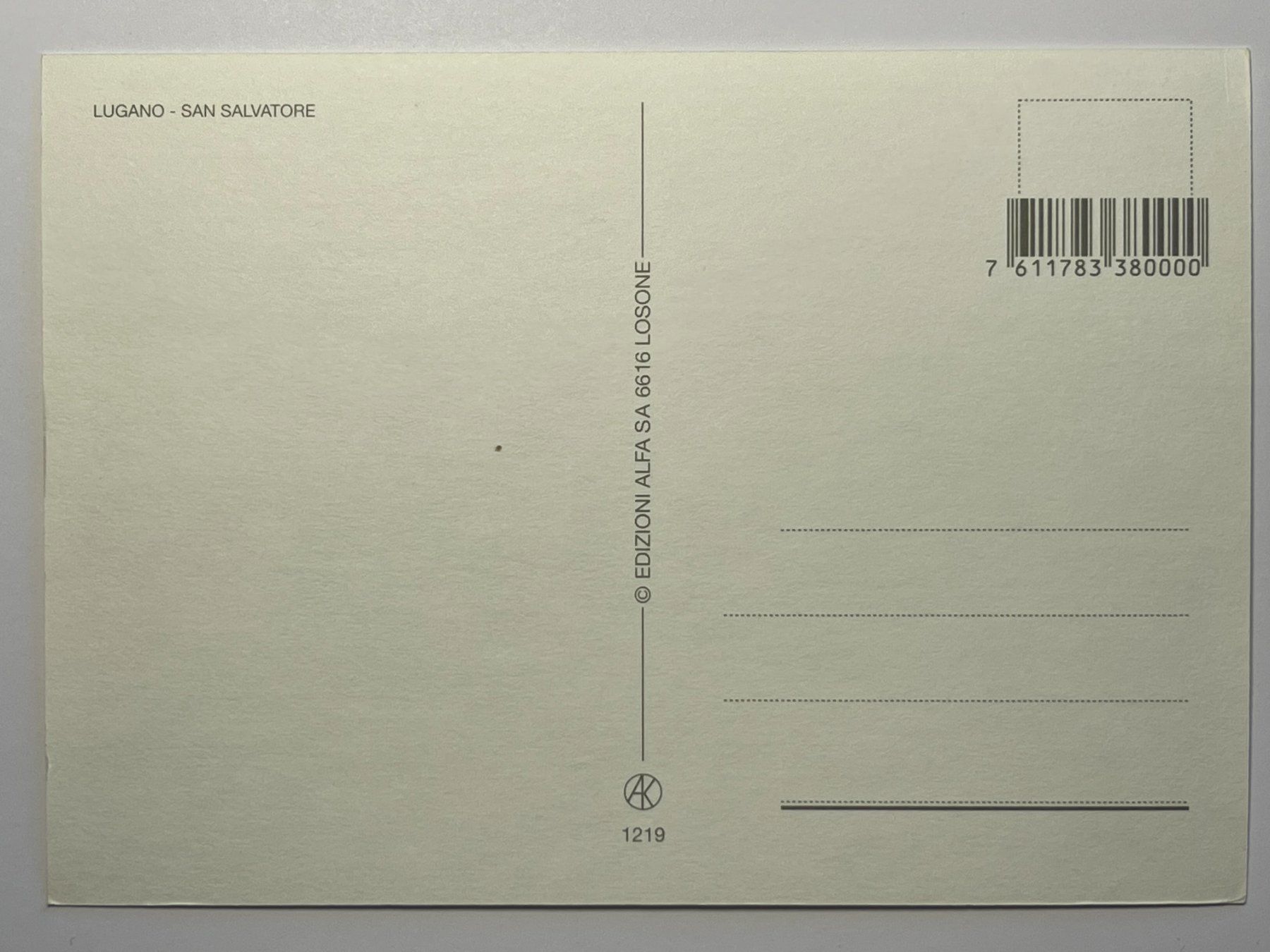Cartoline postali: Lugano - San Salvatore – Usato da Steg VS venduto da danwer74 1
