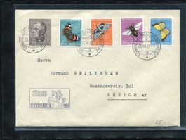 PJ 1950 Satzbrief von Zürich 23.IV.51