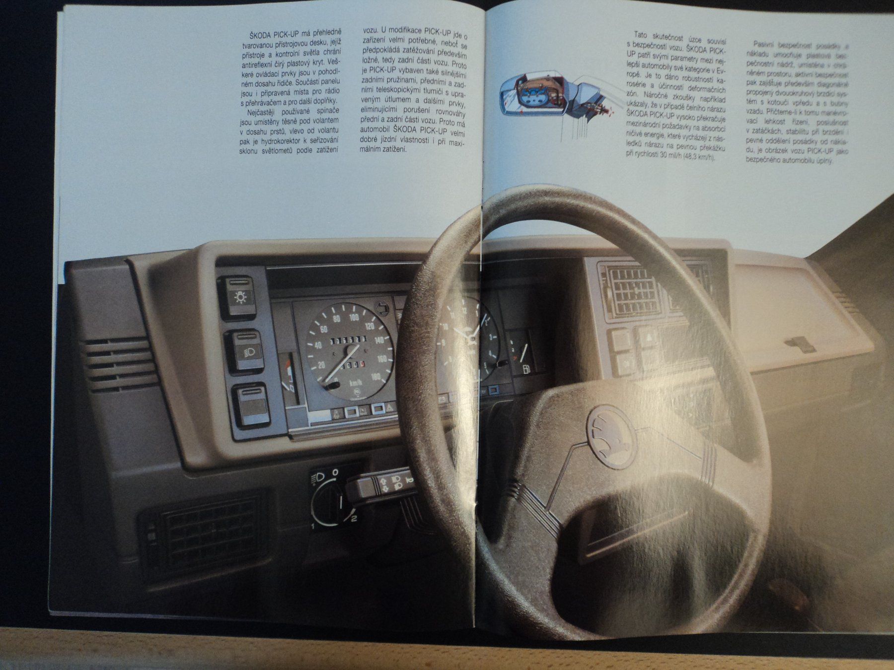 Skoda Documenti: Prospekt Skoda Pick-Up  1990er – Usato da Schwarzenburg venduto da modelCARama 4