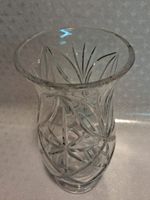 Vase Glas Kristall geschliffen