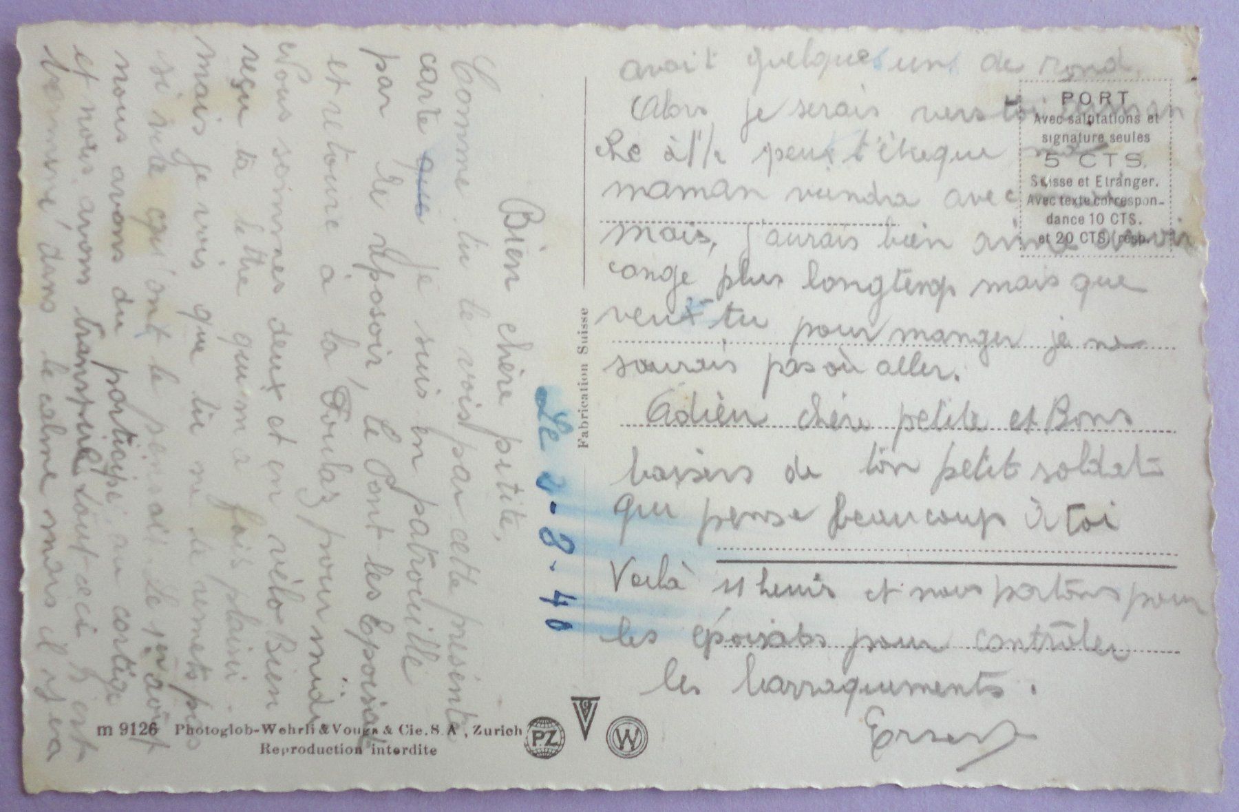 Cartoline postali: Le Pont - Vallée de Joux – Difettoso da Fétigny venduto da Billy2miny 1