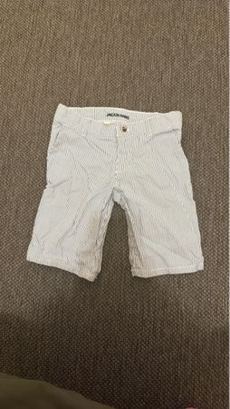 Jacadi Paris Shorts - Classic Blue & White Stripes, Size 104