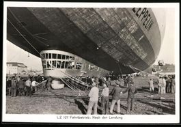 Fotografie Luftschiff Graf Zeppelin LZ-1