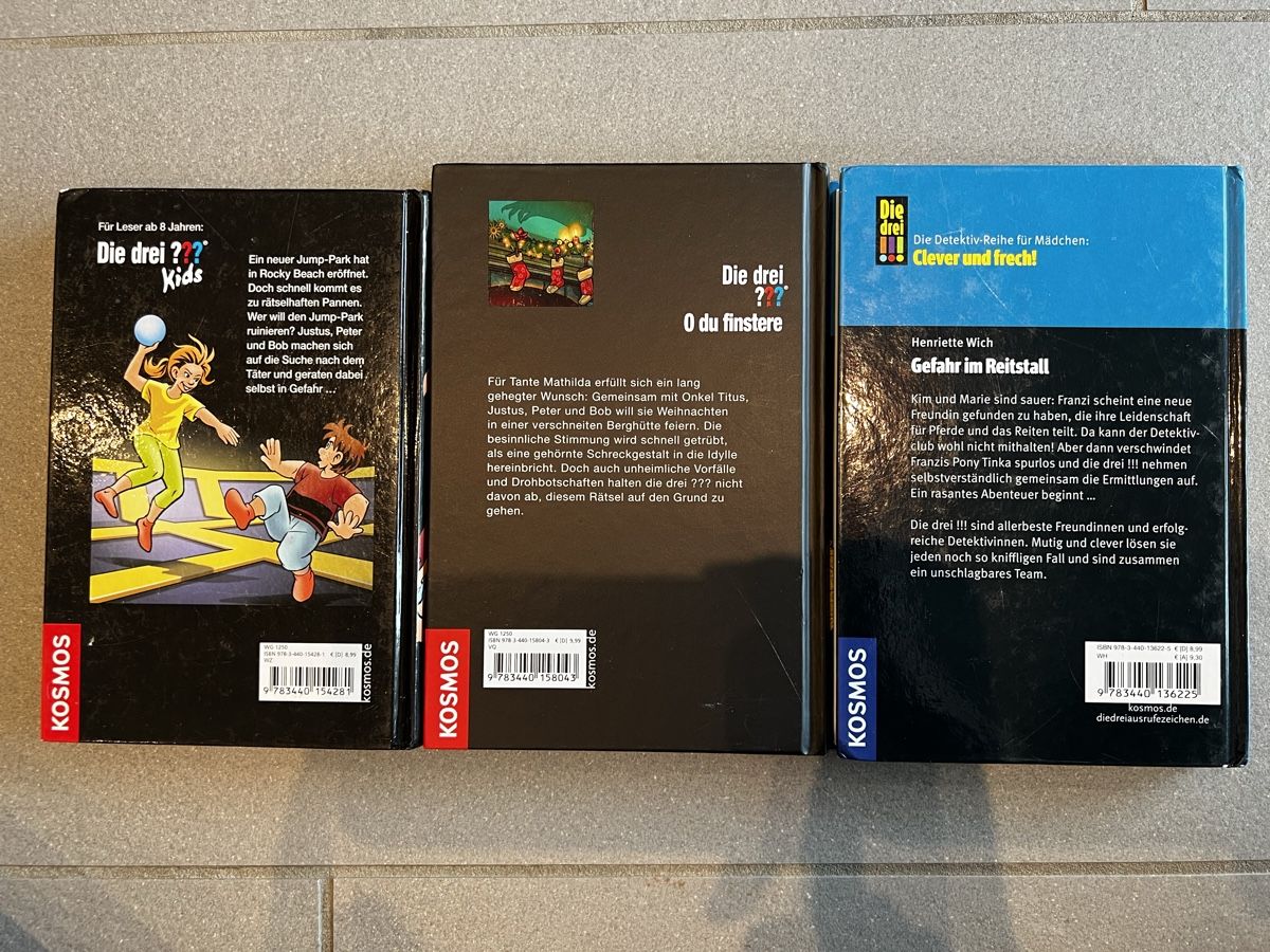 Bücher: 3 bücher. Die 3 ??? – Gebraucht aus Höri von Art-and-more-88 1