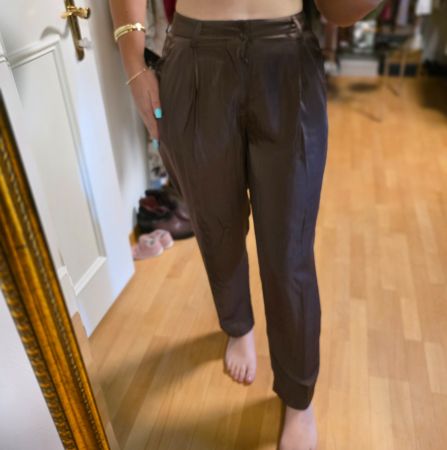 Trendige Hose in Schokolade Braun von YERSE Gr.38/40