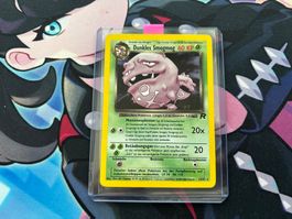 2000 POKEMON Dunkles Smogmog Holo Team Rocket 014