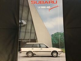 Subaru 1.8 Turbo 4WD Verkaufsprospekt