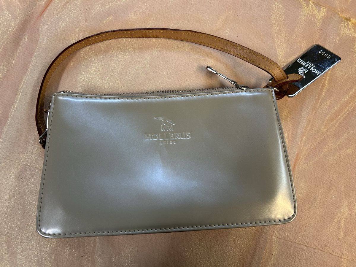 Maison Mollerus Borse da donna: Mollerus Clutch Tasche Beige Lackleder – Nuovo (secondo la descrizione) da Köniz venduto da mimi612