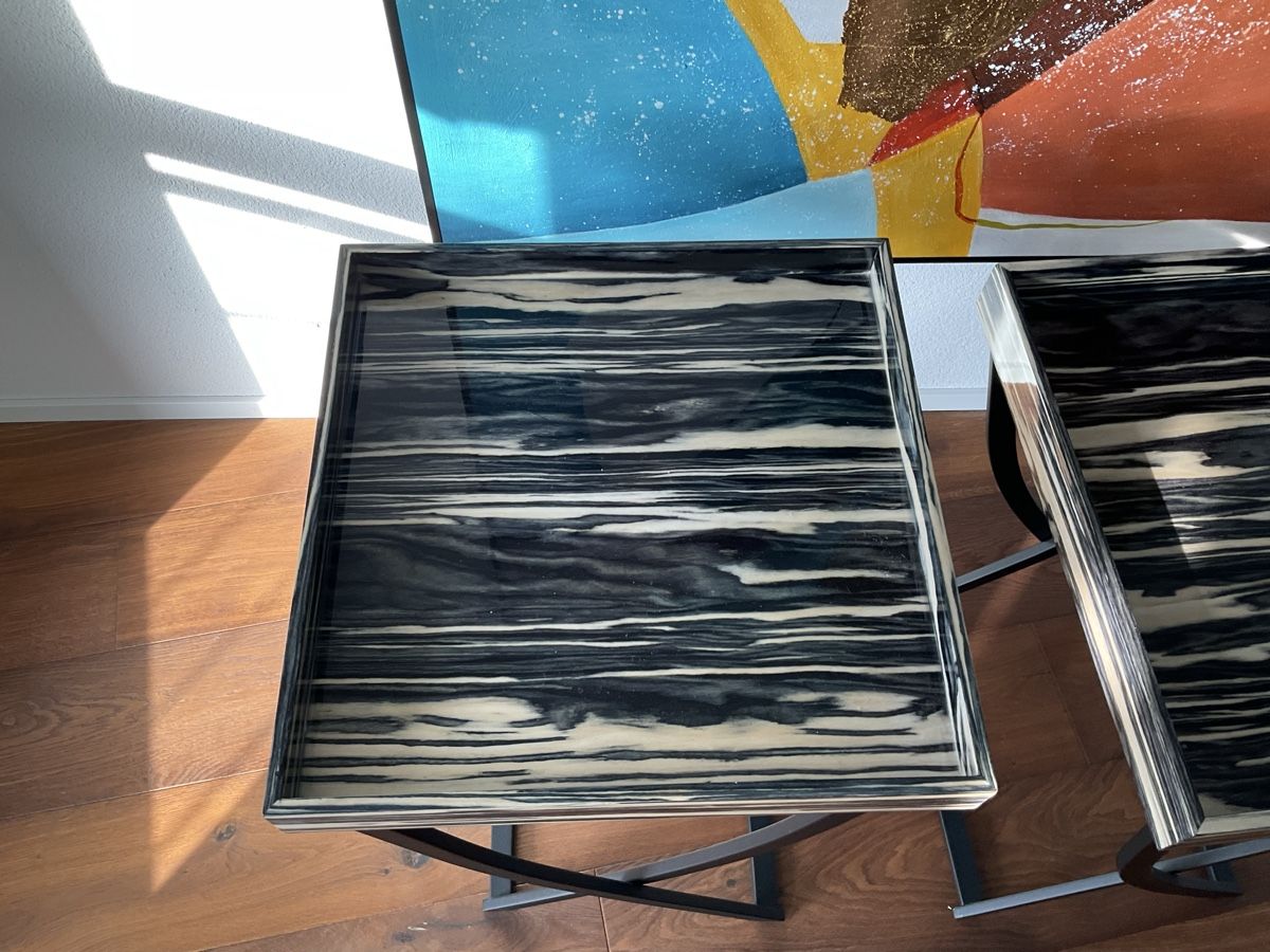 Comodini: 2 Beistelltische von Lambert Design Möbel – Usato da Oberkirch LU venduto da Roeschu28 2