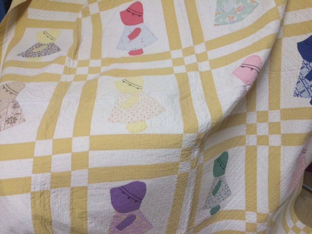 Coperte: Antique Quilt Sunnbonnet – Usato da Rudolfstetten venduto da Bungur 5