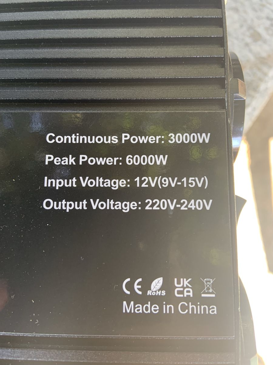 Inverter: Wechselrichter 12V 6000 Watt – Usato da Meggen venduto da bru_69sx 3