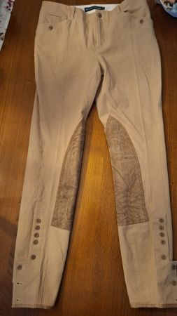 Ralph Lauren Reithose Khaki Top Zustand Gr. 34 CH