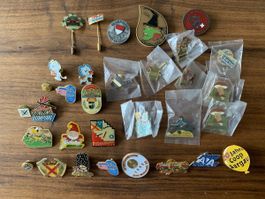 Diverse Pins und Anstechnadeln