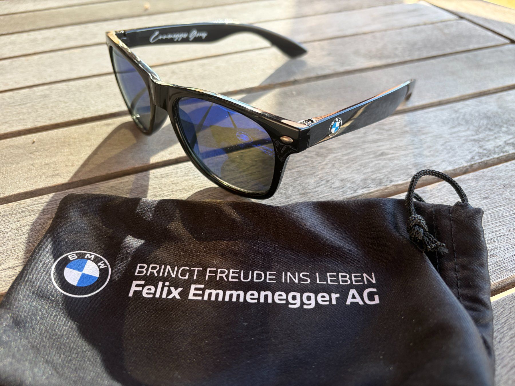 BMW Brillen & Gläser: Sonnenbrille mit BMW-Logo – Neu (gemäss Beschreibung) aus Effingen von Randb 1