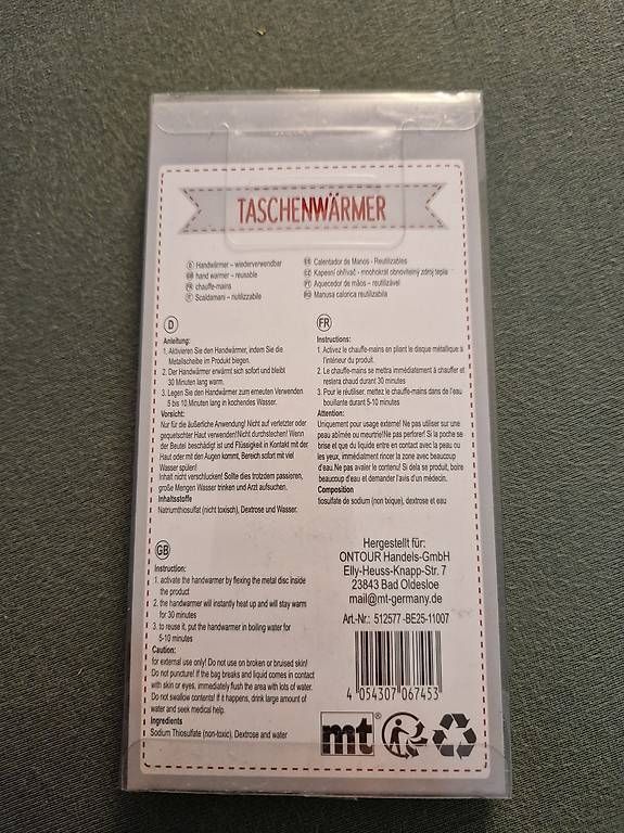 Altro in  Abbigliamento & Accessori: Taschenwärmer – Usato da Winterthur venduto da aal_s5hf 1