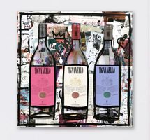 Tignanello Pop Art Kunst Wein Vino Urban Leinwand Modern Art