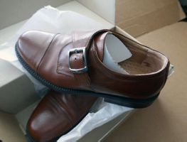 Herren Lederschuhe mit Schnalle