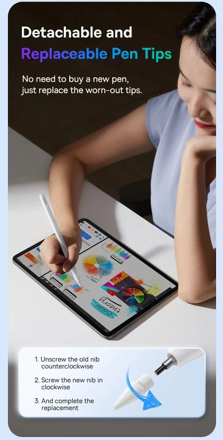 Penna & Evidenziatori: Baseus Pen 2 Stylus Bleistift iPad Air Tablet Touch Stift – Nuovo e nell'imballaggio originale da Romanshorn venduto da pfimex 3