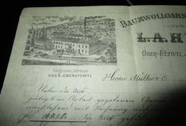 Ober-Utzwyl 1895 Briefkopf Heer