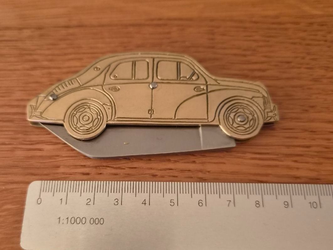 Coltelli tascabile: Taschenmesser Auto - Renault 4CV – Nuovo (secondo la descrizione) da Bern venduto da Respirit 2