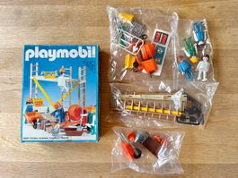 1983 PLAYMOBIL System 3492 Bauarbeiter Vintage NEU
