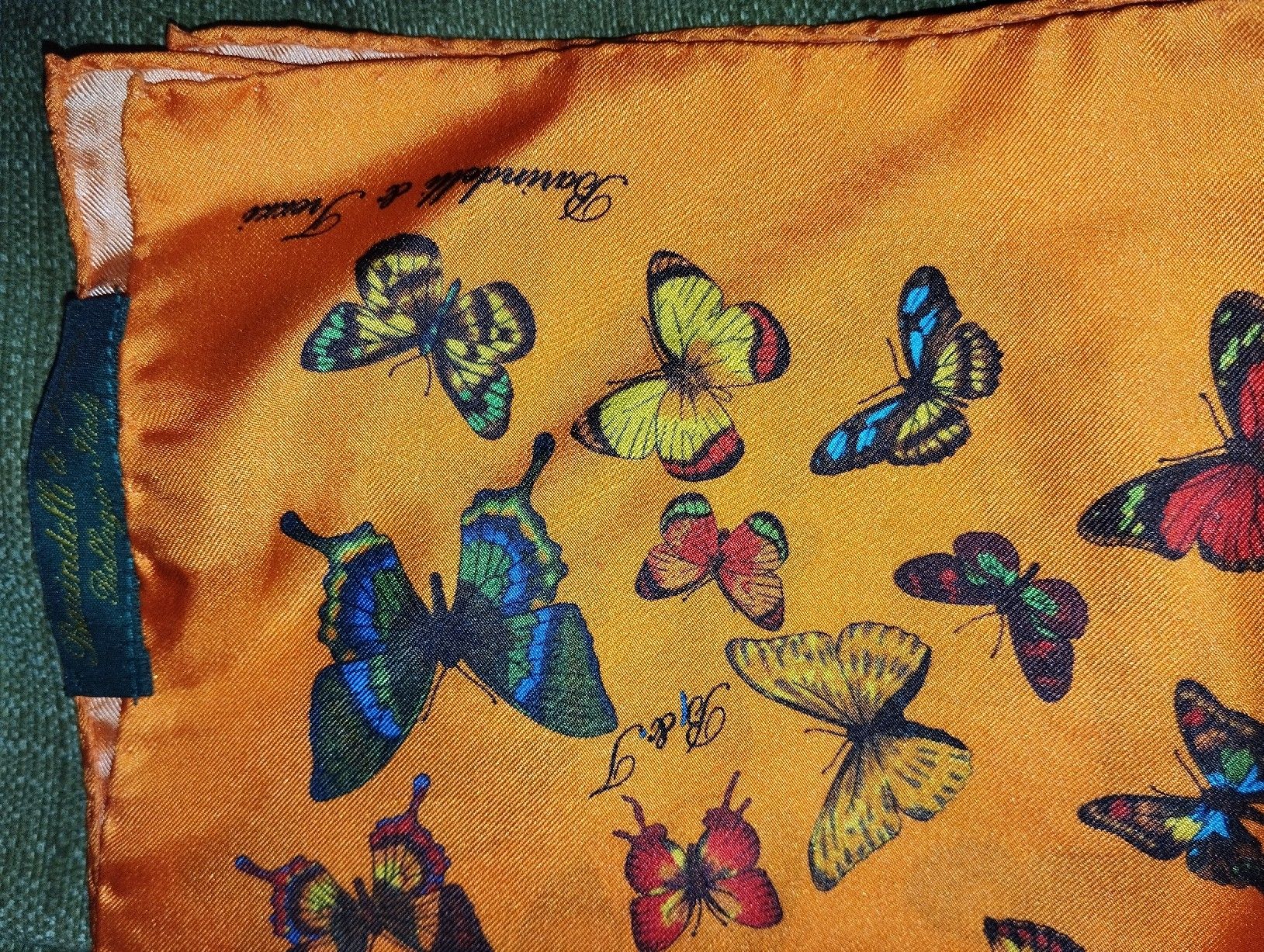 Foulard & Sciarpe: Silk barindelli Bellagio seide Tuch Quadratisch – Nuovo e nell'imballaggio originale da Zürich venduto da Leders 2