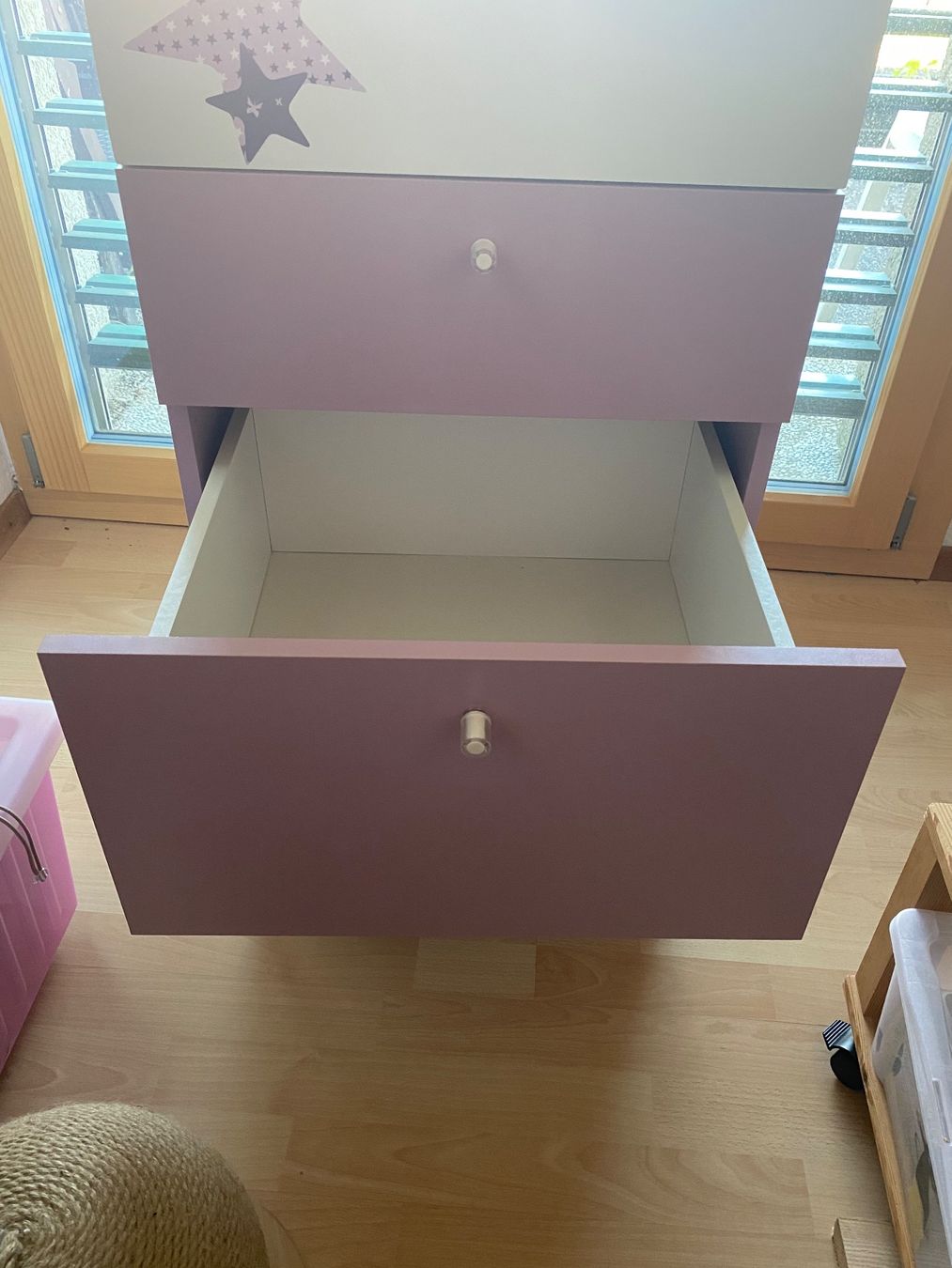 Conforama Cassettiere: Commode enfant étoiles violette bon état – Usato da Biel/Bienne venduto da Caramba59 4