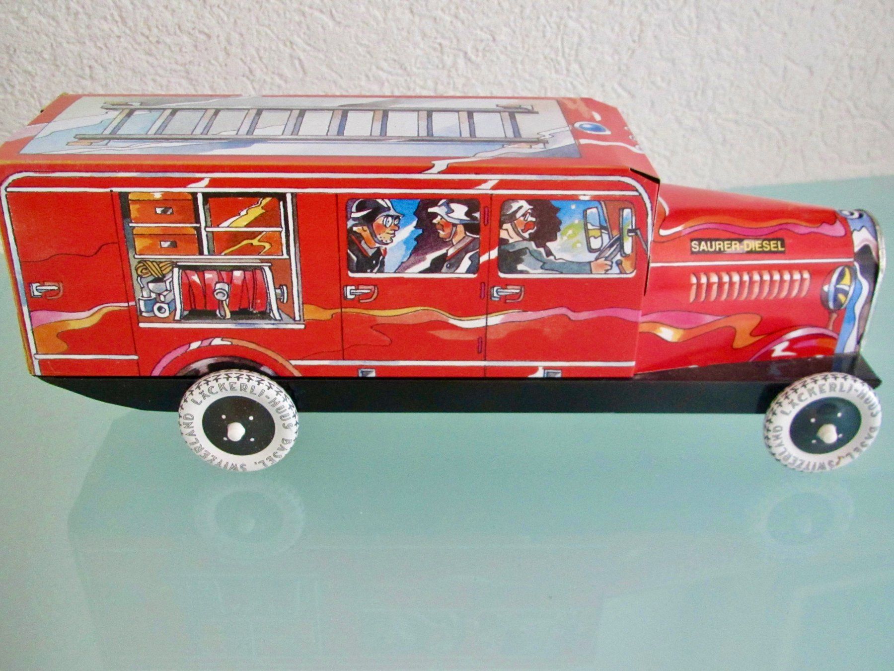 Giocattoli: CAMION DE POMPIER LAKERLI HUSS – Usato da Murten venduto da Selliot