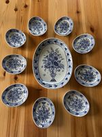 Delfter Blau Porzellan-Set für Apéro