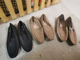 Handmade in Kreta, Slipper, Cockers Wildlederschuhe, Gr. 47