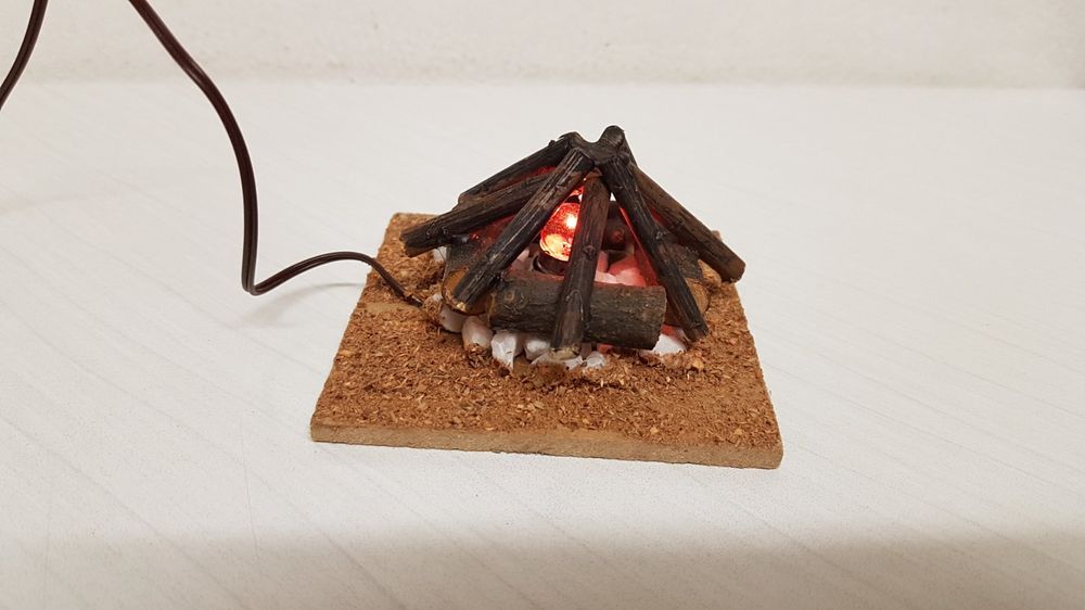 Feuerstelle für Krippe, Modellbau Kaufen auf Ricardo