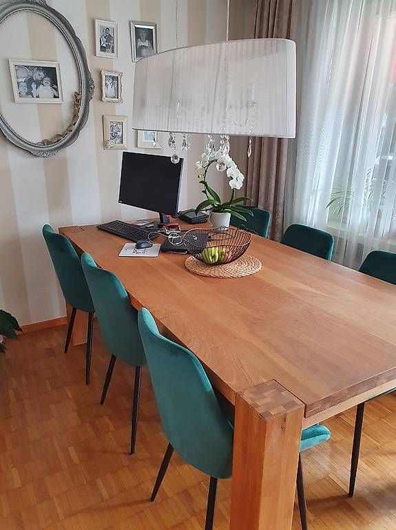 Lustres & lampes de plafonds: Hängeleuchte mit Organzastoff – D'occasion à Rickenbach b. Wil par Dakimaki 3