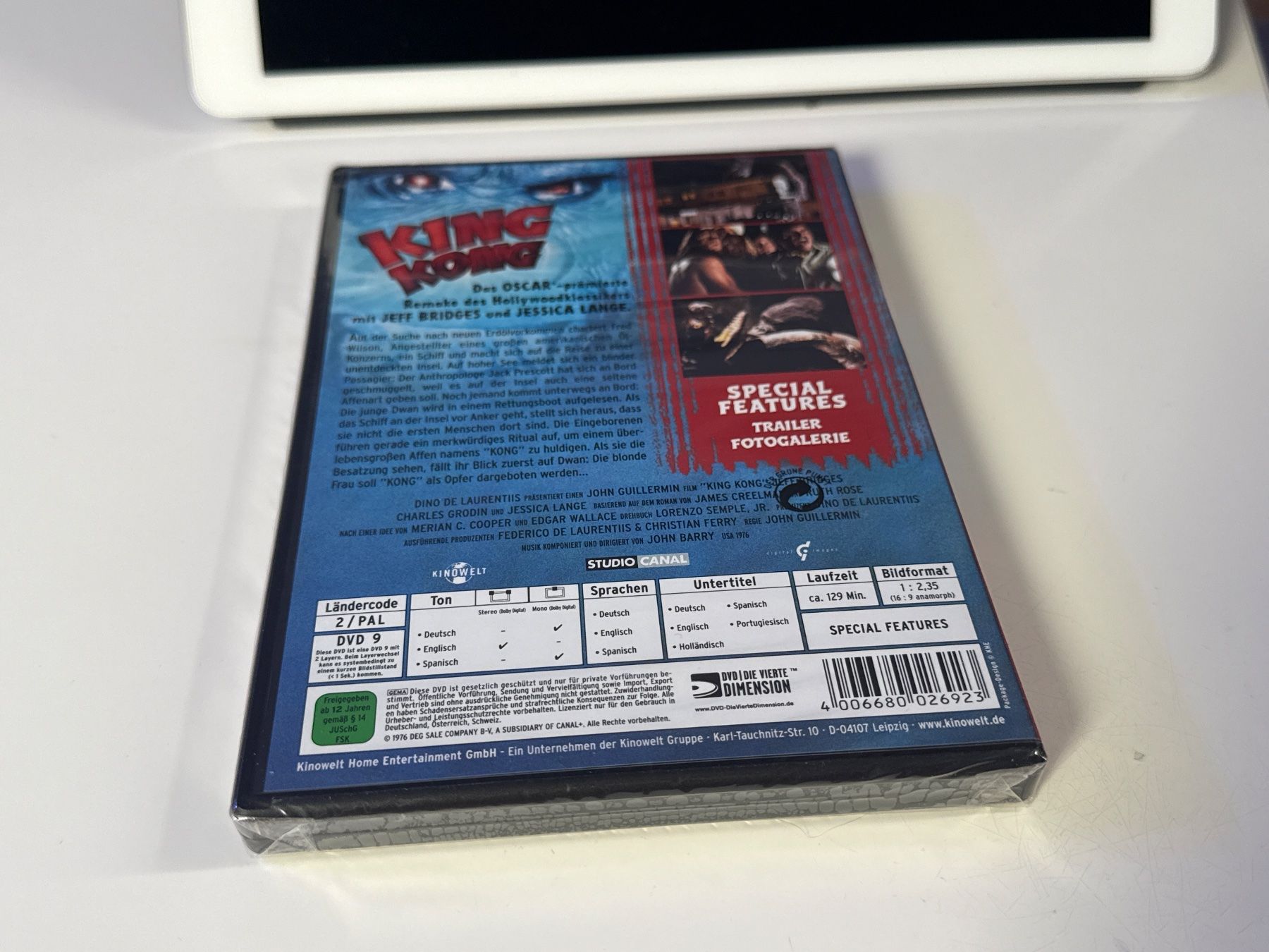 Tutti i DVDs: King Kong DVD Originalverpackt – Nuovo e nell'imballaggio originale da Allschwil venduto da meeresperle 1
