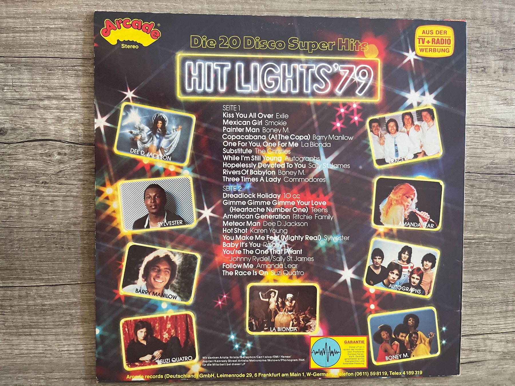 Dischi in vinile: A826/Hit Lights 79 Disco Hits – Usato da Frutigen venduto da Philippe_jsp 1