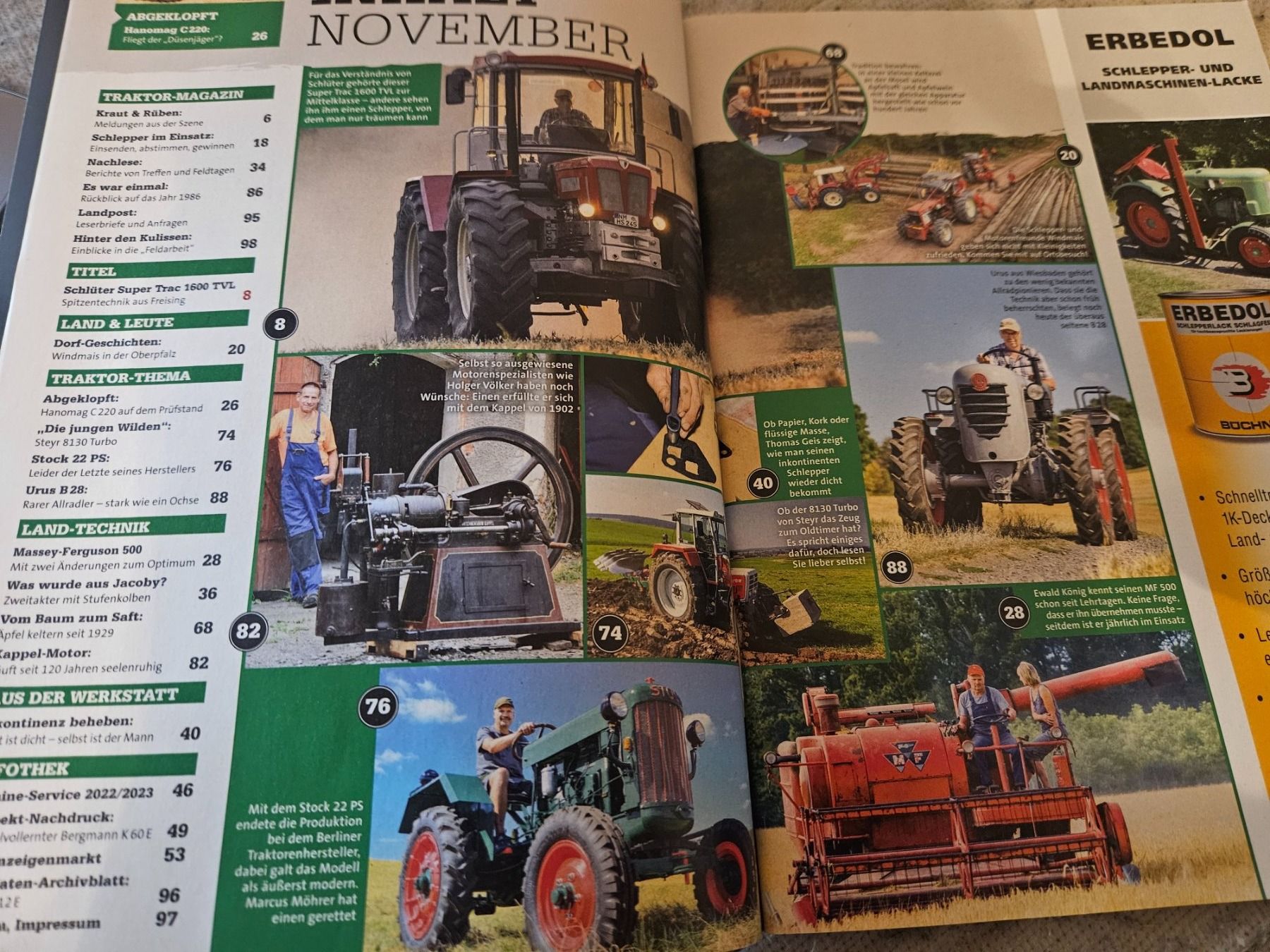 Massey Ferguson Traktoren: Oldtimer Traktor 11/22 Schlüter Steyr 8130 Stock MF Urus xb – Gebraucht aus Flawil von sr1_f6st 1
