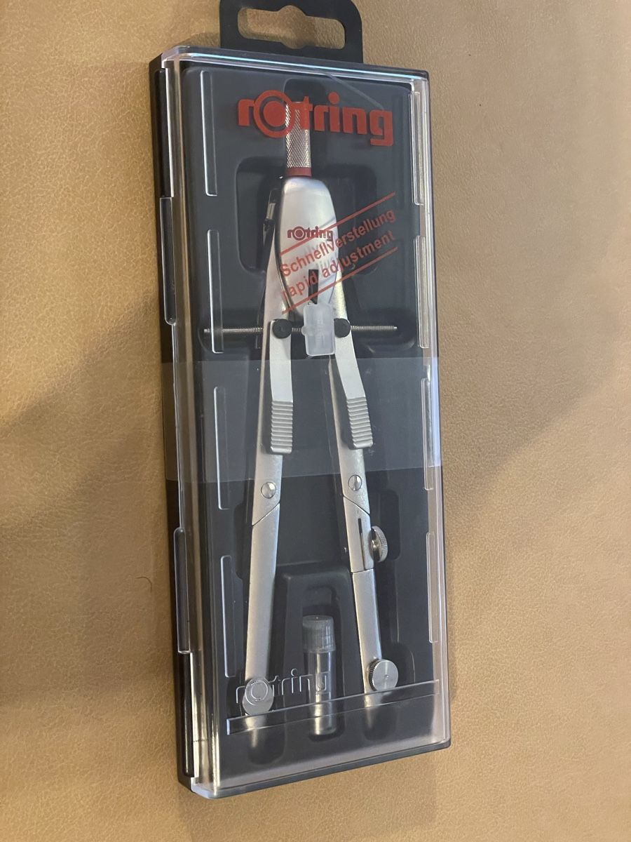Compassi: Rotring Zirkel Silver Edition – Nuovo e nell'imballaggio originale da Corcelles NE venduto da gingerbrain 1