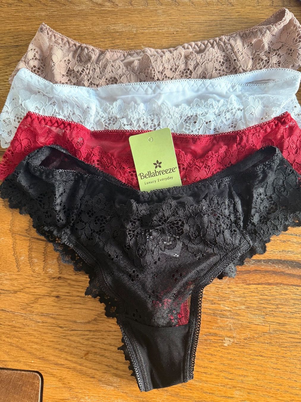 Altra biancheria intima: 4x String-Tanga-Unterwäsche-Spitzen-Grösse L – Nuovo (secondo la descrizione) da Teufenthal AG venduto da MeineSchatztruhe