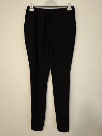 Pantalon noir fluide Hotel Particulier, taille 38