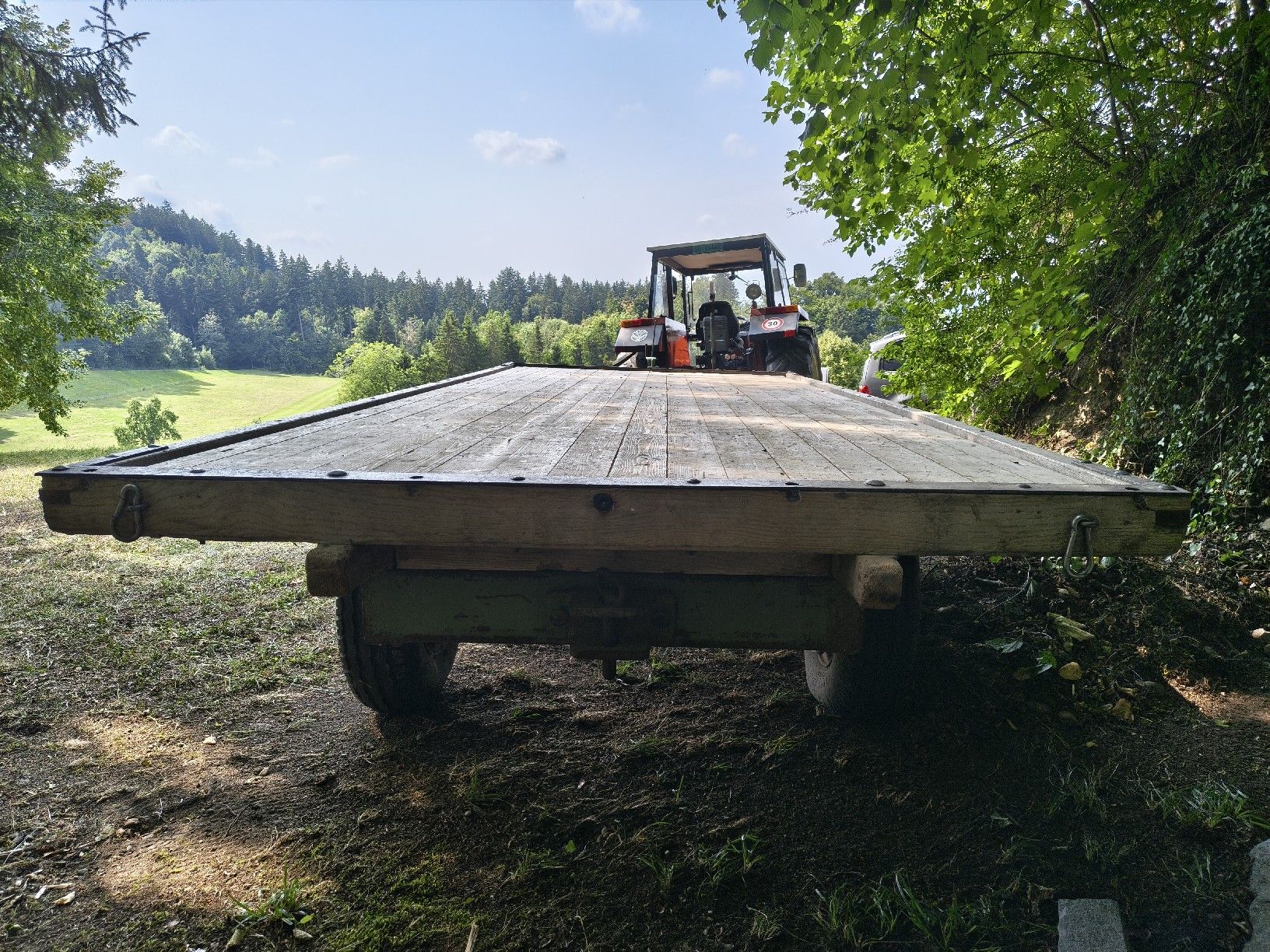 Rimorchi: Anhänger Flachwagen mit Holzplattform gebraucht – Usato da Oberuzwil venduto da uelimaen 4
